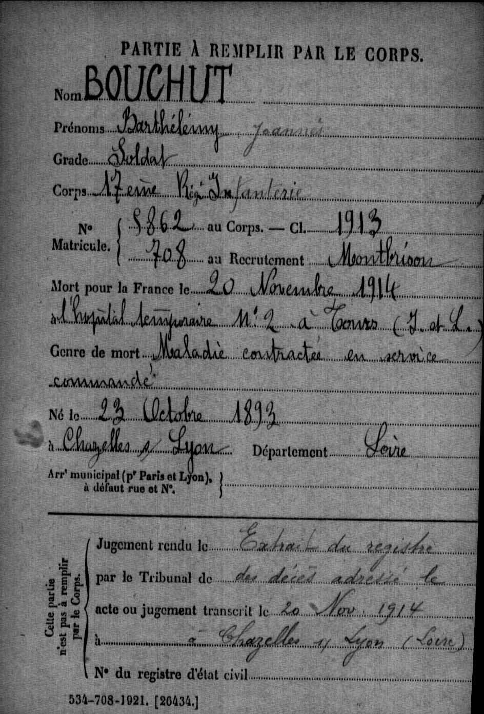Barthélémy Joannès BOUCHUT