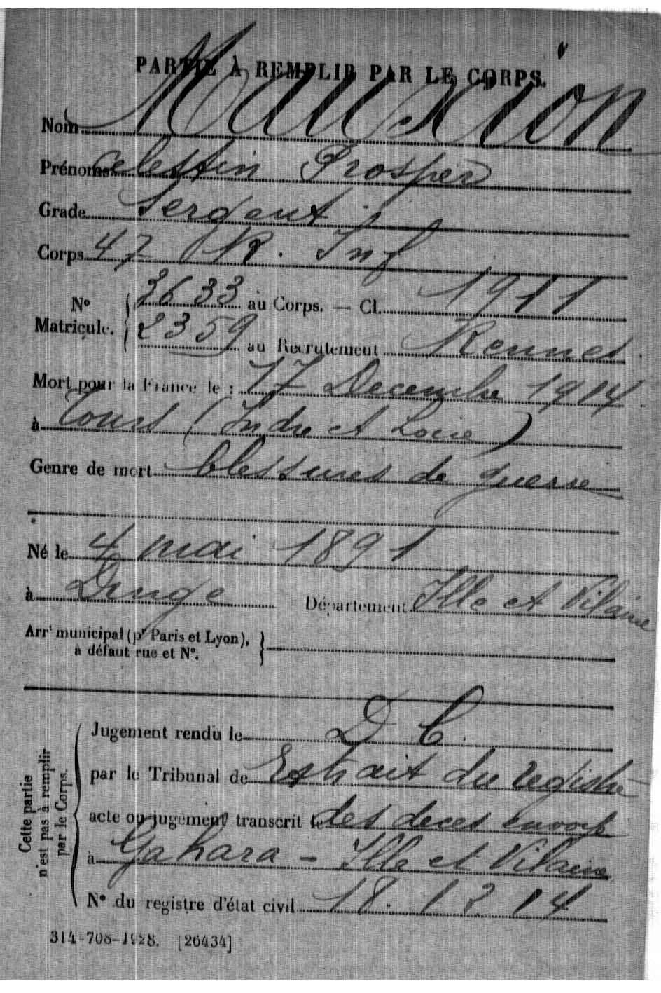 Célestin Prosper MAUXION