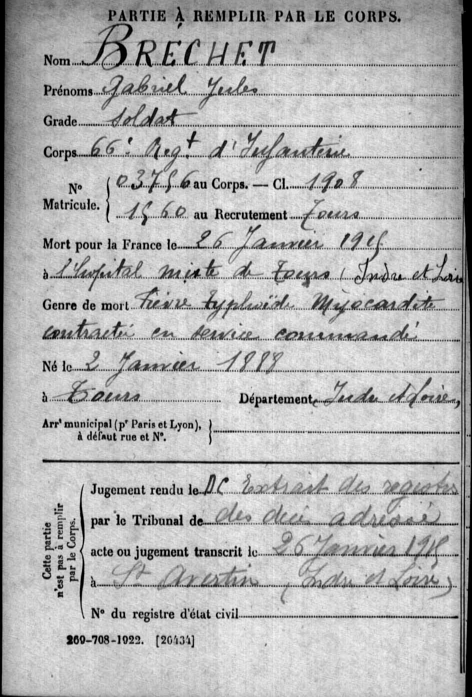 Gabriel Jules BRECHET