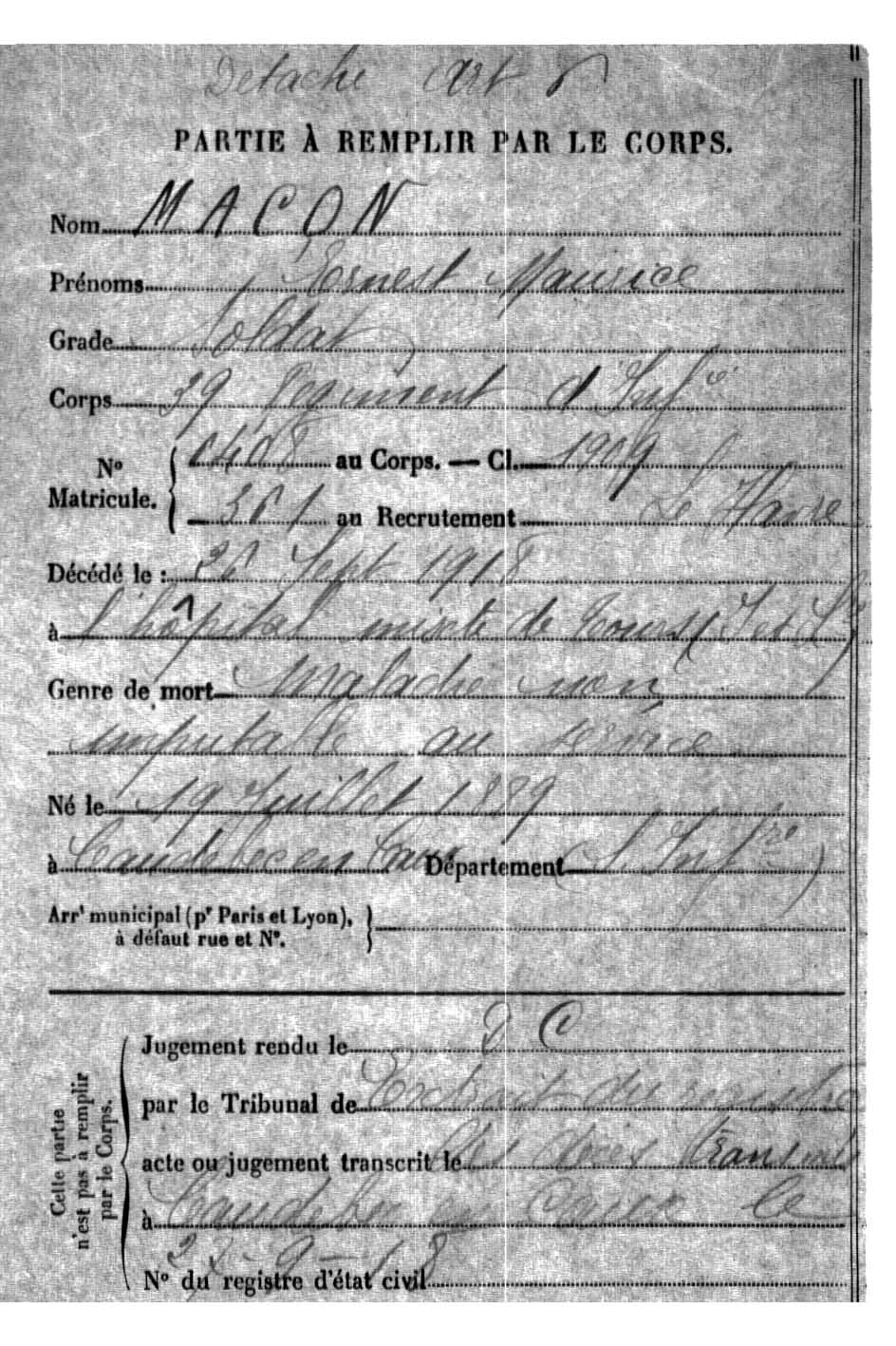 Ernest Maurice MACON