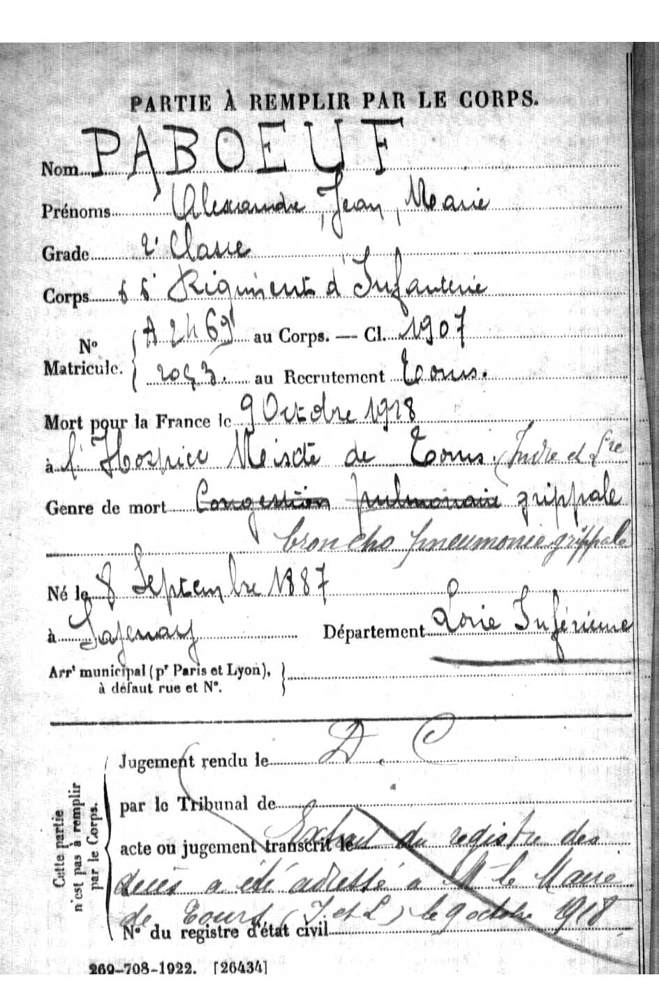 Alexandre Jean Marie PABOEUF
